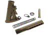 UTG PRO Made in USA 6-Position Mil-spec Stock Assembly - Flat Dark Earth